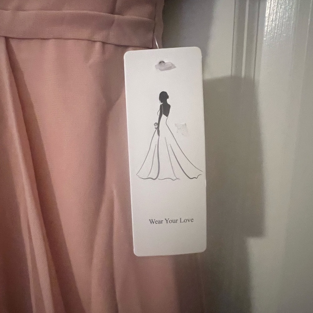 Chic Blush Maxi Dress Size 10 - Picture 4 of 7